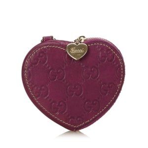Gucci Purple Leather Coin Purse
